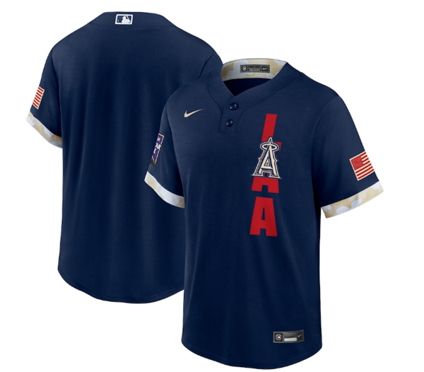Men's Los Angeles Angels #27 Mike Trout 2021 Navy All-Star Flex Base Stitched MLB Jersey Men's Los Angeles Angels #27 Mike Trout 2021 Navy All-Star Flex Base Stitched MLB Jersey